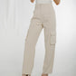 Summer Cargo Trousers In Cream - The Walk in Wardrobe