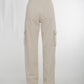 Summer Cargo Trousers In Cream - The Walk in Wardrobe