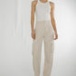 Summer Cargo Trousers In Cream - The Walk in Wardrobe