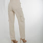 Summer Cargo Trousers In Cream - The Walk in Wardrobe