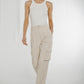 Summer Cargo Trousers In Cream - The Walk in Wardrobe
