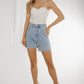 Summer Diamante Denim Shorts In Light Wash - The Walk in Wardrobe