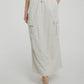 Summer Jersey Maxi Skirt In Grey - The Walk in Wardrobe