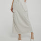 Summer Jersey Maxi Skirt In Grey - The Walk in Wardrobe