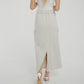 Summer Jersey Maxi Skirt In Grey - The Walk in Wardrobe